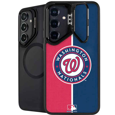 MLB Washington Nationals Split Galaxy S24 FE Kickstand Case